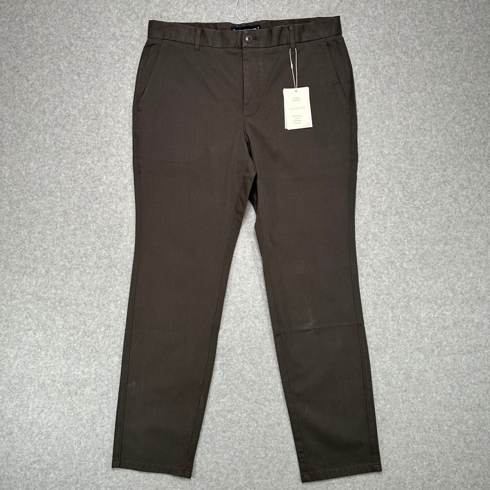 Everlane Uniform Performance Chino Slim Fit‎ Slate Grey Mens Pants 36x32 NEW